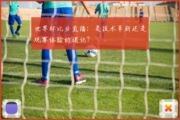 世界杯比分直播:是技术革新还是观赛体验的退化?
