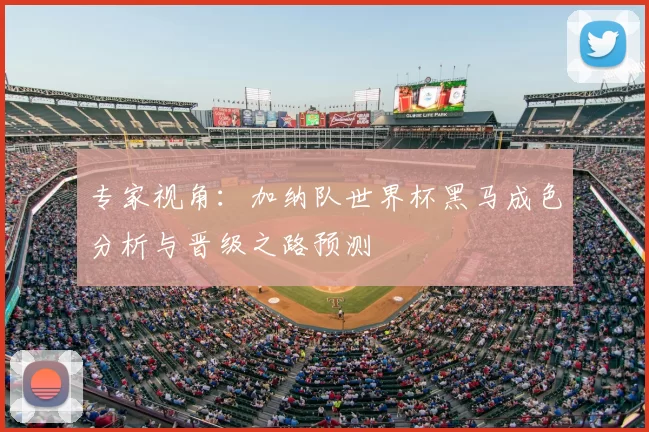 专家视角:加纳队世界杯黑马成色分析与晋级之路预测