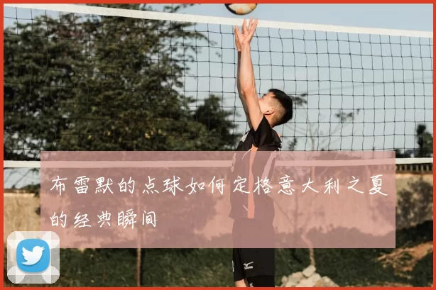 布雷默的点球如何定格意大利之夏的经典瞬间
