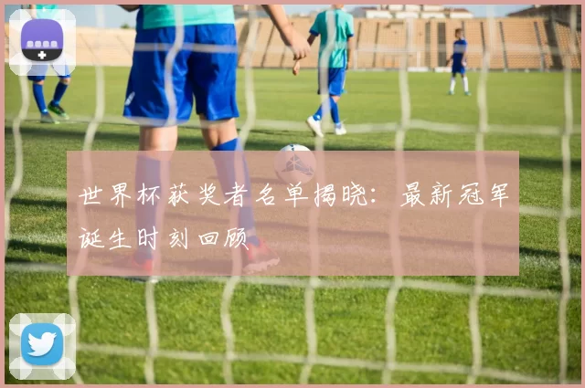 世界杯获奖者名单揭晓:最新冠军诞生时刻回顾